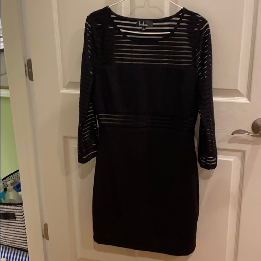 Lulus pencil see through dress
